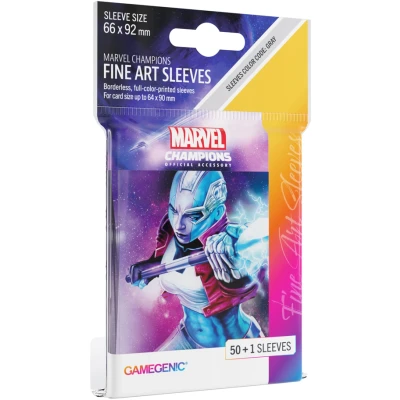 Afbeelding van Gamegenic Marvel Champions Fine Art Sleeves: Nebula (50 stuks)