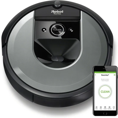 Afbeelding van iRobot Roomba I715040 robotstofzuiger Zwart, Grijs