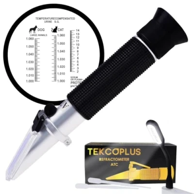 Afbeelding van Klinische refractometer, proteïne 2 14 g/dl, soortelijk gewicht van urine 1.060SG