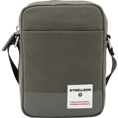 Afbeelding van Strellson Clint Schoudertas, Heren, Maat: One Size, Khaki
