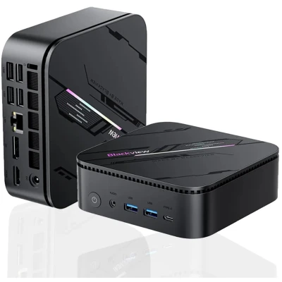Afbeelding van Blackview MP100 Pro Mini PC 16GB RAM 1TB ROM Intel I9 12900HK 14 Cores 20 Threads Windows 11 WIFI 6.0 Gigabit Ethernet Zwart