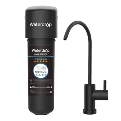 Afbeelding van Waterdrop 10UB Waterfiltersysteem met speciale kraan, NSF/ANSI 42 gecertificeerd, 30.000 liter waterfilter, voor drinkwater, reduceert 99,99% lood, chloor, slechte smaak