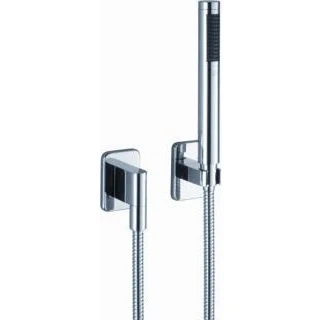 Afbeelding van Dornbracht Lulu handdouche met slang, wandhouder