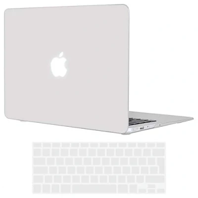 Afbeelding van TECOOL Hoes Compatibel met oude MacBook Air 13 inch 2010 2017, Model A1466 A1369, Plastic Slanke Beschermende Harde Case en EU Toetsenbord Cover, Mat Oppervlak, Vorst