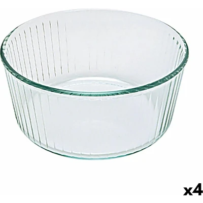 Afbeelding van Oven Mould Pyrex Classic Souffle 21 x 10 cm Transparant Glas (4 Stuks)