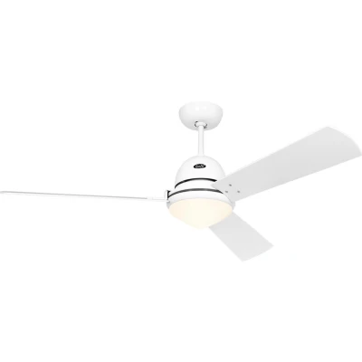 Afbeelding van CasaFan Libeccio Plafondventilator 64 W (Ø x h) 142 cm 285 mm Wit lak