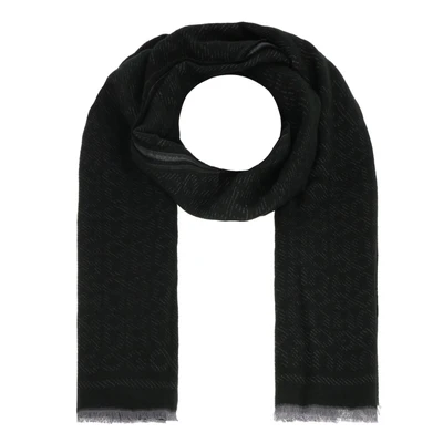 Afbeelding van HUGO Sjaal, Heren, Maat: one Size, Black