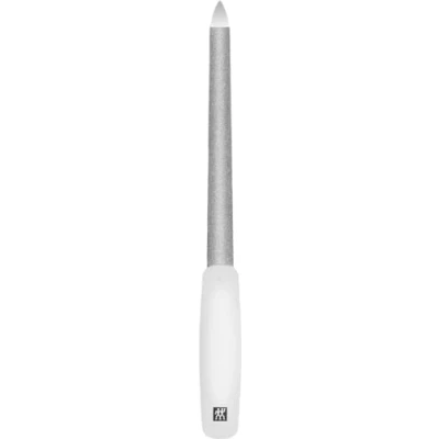 Afbeelding van ZWILLING Nagelvijl (saffiercoating, gepolijste vijlpunt, ergonomische vorm, grove en fijnkorrelige vijloppervlakken), wit, 160 mm