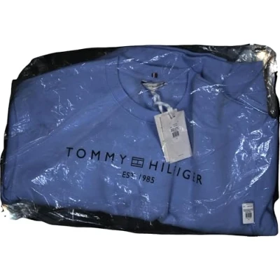 Afbeelding van Tommy Hilfiger Dames MDRN REG CORP LOGO C NK SWTSHRT WW0WW39791 Pullover Sweatshirt, Vessel Blue, XL, Blauw (Vessel Blue), XL