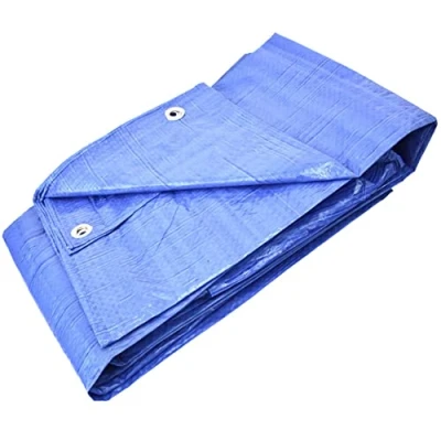 Afbeelding van GARDENIX Multifunctioneel zeil, geweven beschermend blauw 60 g/m² (3 m x 4 m)