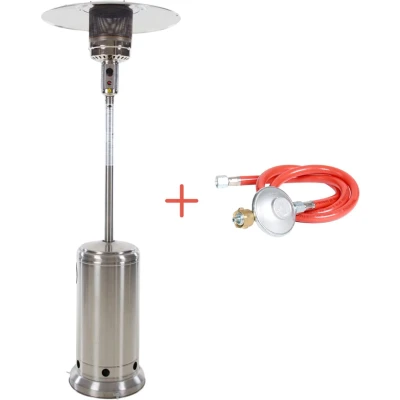 Afbeelding van Sunred Terrasverwarmer Sargas Gas Staand RVS 14000 Watt