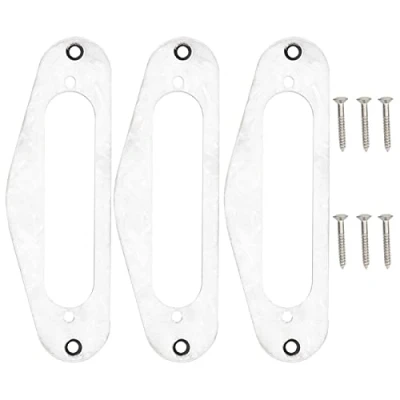 Afbeelding van 3 Stks Pickup Frame Plastic Elektrische Gitaar Montage Ring Vervanging met Schroeven Accessoires: