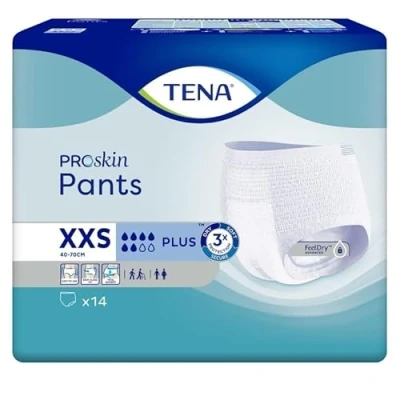 Afbeelding van 4x TENA Pants Plus ProSkin XXS 14 stuks