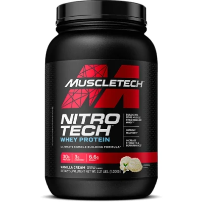 Afbeelding van Muscletech Nitro Tech Performance 907gr Vanille