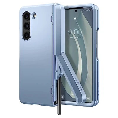 Afbeelding van Spigen Tough Armor Pro P Case Compatibel met Samsung Galaxy Z Fold 5 hoesje Blauw