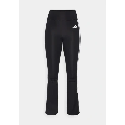 Afbeelding van adidas Performance Optime Essentials 3 Stripes Flared Leggings Legging, Dames, Maat: Large, Black/white