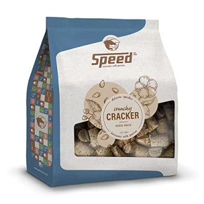 Afbeelding van Speed Delicious Speedies Cracker, paardensnoepjes met waardevolle lijnzaad, knapperig gebakken crackers, beste ingrediënten (2,5 kg)