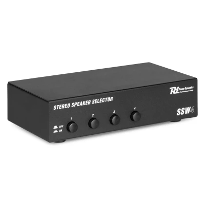 Afbeelding van Power Dynamics SSW4 speaker selector voor 4 luidsprekers 100W per