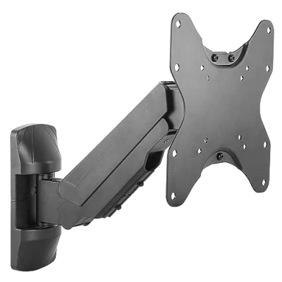 Afbeelding van RICOO tv muurbeugel televisie draaibaar, monitorhouder gasdrukveer, S4522, in hoogte verstelbaar houder, monitorarm, kantelbaar voor beeldscherm 23&quot; 42&quot; inch, met max. VESA 200x200, tot 30 kg