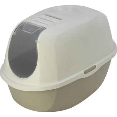 Afbeelding van Moderna kattentoilet Smart Cat warmgrijs/wit Gebr. de Boon