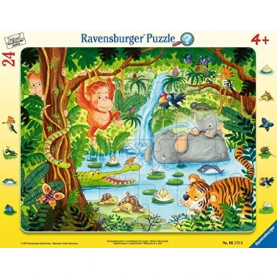 Afbeelding van Dschungelbewohner Puzzle mit 24 Teilen