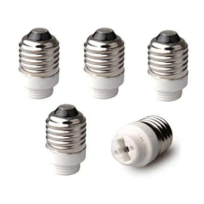 Afbeelding van ShuoHui 5 x lampvoet adapter converter E27 fitting naar G9 voor LED halogeen energiebesparende lampen