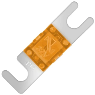 Afbeelding van 4 stuks SeKi Mini ANL zekering 40A; voor auto vrachtwagen motorfiets boot HiFi; platte