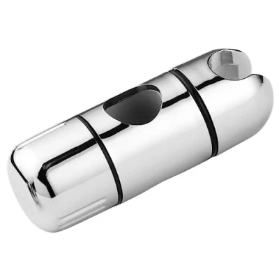 Afbeelding van Schläfer 8126015 Glijder universele douchehouder voor wandstang 25 mm, glijschuif douchestang, kunststof verchroomd, chroom