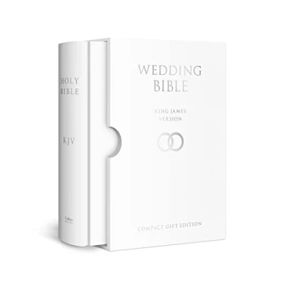 Afbeelding van HOLY BIBLE: King James Version (KJV) White Compact Wedding Edition