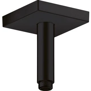 Afbeelding van Hansgrohe axor plafondbevestiging square 100mm mat zwart 26437670