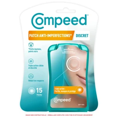 Afbeelding van Compeed® patch Anti imperfection* Discreet Hydrocolloïde 15 patches