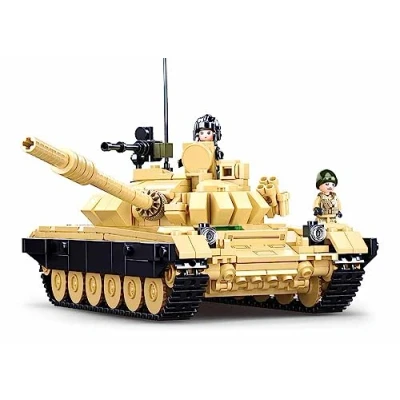 Afbeelding van Sluban Klembouwstenen M38 B1011 ModelBricks T 72B3 Main Battle Tank 2 in 1 770 stuks
