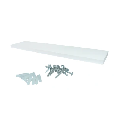 Afbeelding van Zwevende Wandplank 118 x 24 cm Wit Per Stuk