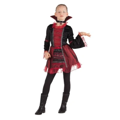 Afbeelding van Boland Kostuum Vampire empress (10 12 jr) Kinderen Vampier Halloween verkleedkleding Horror