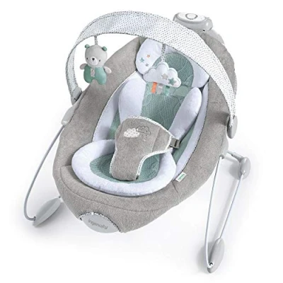Afbeelding van Ingenuity, automatische babywip. Beer en wolk multicolor