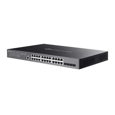 Afbeelding van TP Link SG5428XMPP, Managed, L3, Gigabit Ethernet (10/100/1000), Power