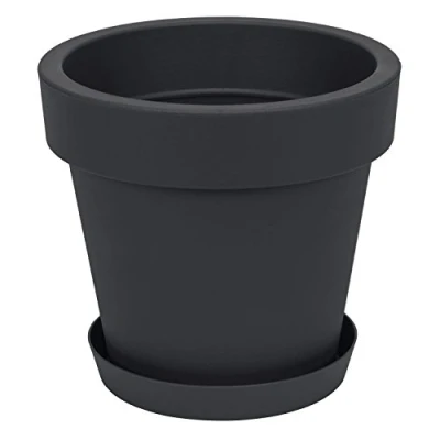 Afbeelding van Prosperplast Lofly serie antraciet bloempot 50 cm diameter