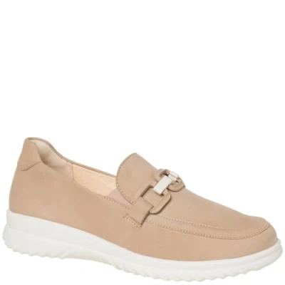 Afbeelding van Ganter Heike dames moccasin beige maat 40.5 (EU) 7 (UK)