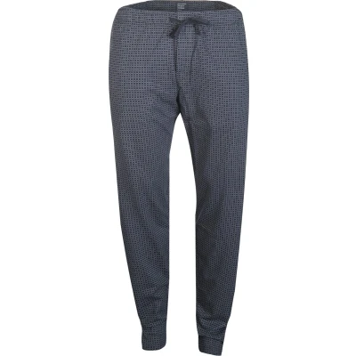 Afbeelding van Schiesser Schlafhose LANG Pyjamabroek, Heren, Maat: 58, Blue