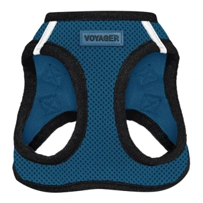 Afbeelding van Voyager Step In Air Hondentuig Alle Weer Mesh Instapharnas voor Kleine en Middelgrote Honden van Best Pet Supplies Zwart, S