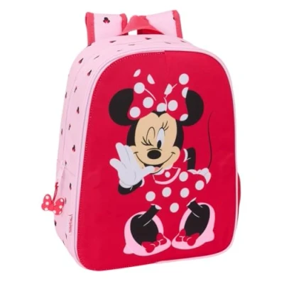 Afbeelding van Schoolrugzak Minnie Mouse Naive Roze 26 x 34 11 cm