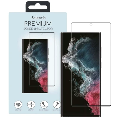 Afbeelding van Screenprotector Samsung Galaxy S23 Ultra: Selencia Gehard Glas Premium
