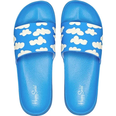 Afbeelding van Happy Socks slippers cloudy blauw 36 37