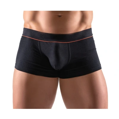 Afbeelding van Svenjoyment Mannen Shorts Trendy met Zijdezachte Banden Zacht Gewoven Elastisch Tailleband Rode Strepen Tight Fit Maat SMALL