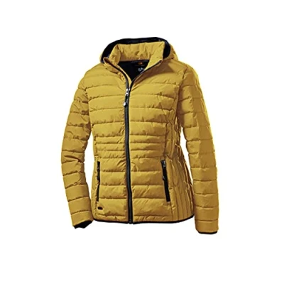 Afbeelding van STOY Dames Wmn gewatteerde Jckt B jas in dons look met afritsbare capuchon