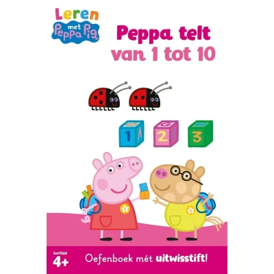 Afbeelding van Peppa telt van 1 tot 10 (Paperback)