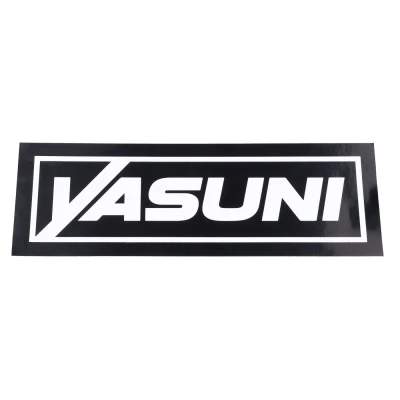 Afbeelding van Sticker einddemper 170x38mm YASUNI