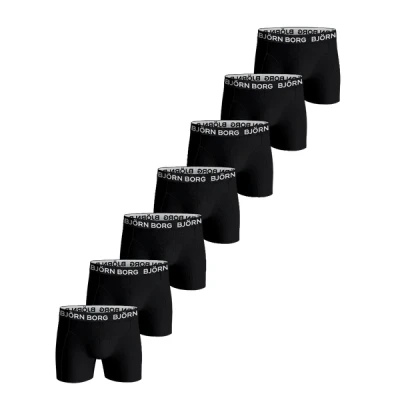 Afbeelding van Björn Borg boxershort set van 7 zwart