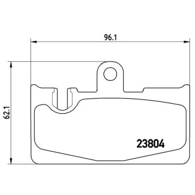 Afbeelding van Brembo Remblokset P 83 059