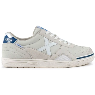 Afbeelding van Munich Gresca Sneakers laag, Heren, Maat: 43, Beige Leer/ synthetisch